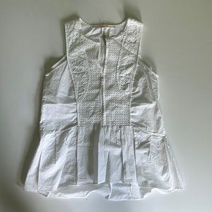 Dorothee Schumacher White cotton sleeveless top size 1 xs/s